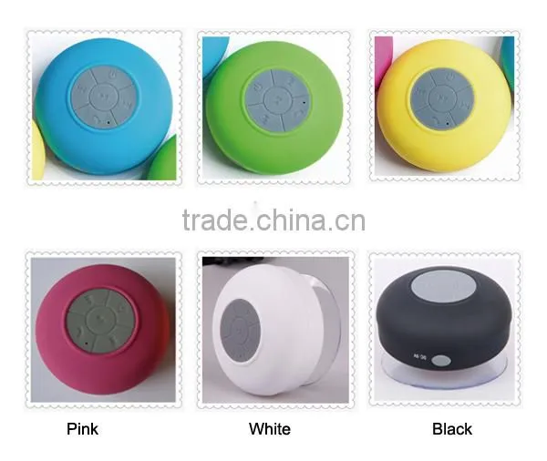 2014 Newest Multi-functional Bluetooth Shower Speaker W/ Built-in Micphone Supports Hands-free Calling & Stereo Music Play