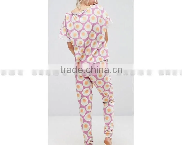 alibaba china supplier fashion cotton fabric ladies pyjamas sleepwear