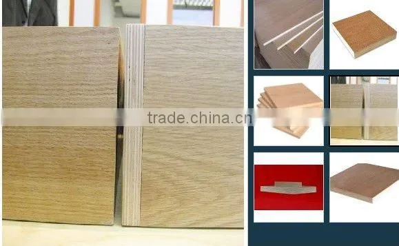 Red hardwood face and back, hardwood core Plywood