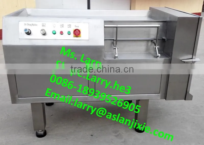 chicken breast cube cutter/chicken meat dicing machine