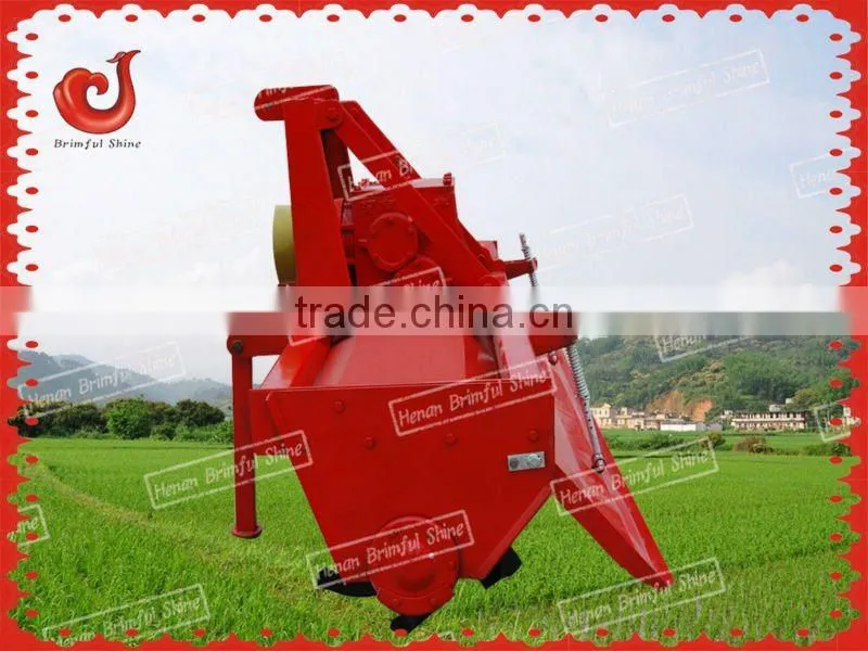Gear drive tractor mounted farm soil tilling machine