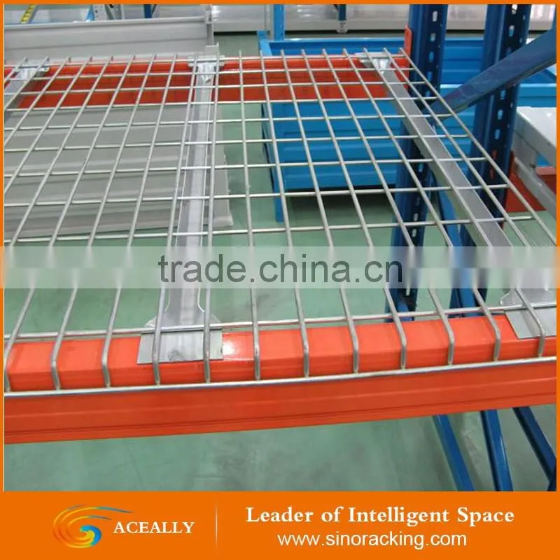 Aceally Foldable wire mesh pallet box/demountable steel storage cage for sale
