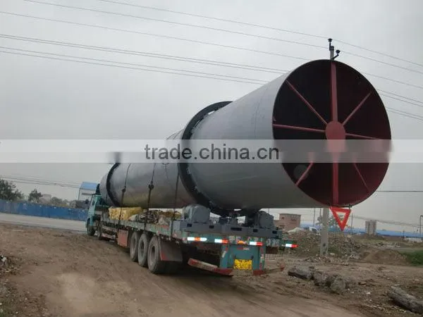 Natureal gas heating rotary dryer, LPG gas heating drum dryers