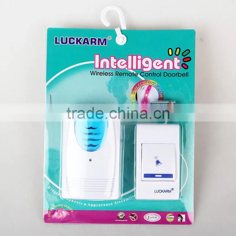 Wholesale Light Wireless Remote Control Doorbell with Music Song Doorbell