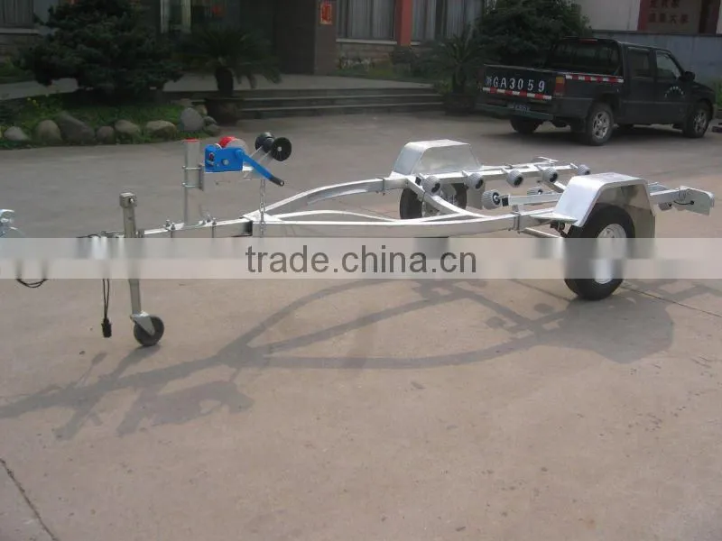 hot dip galvanized rail motorcycle trailer