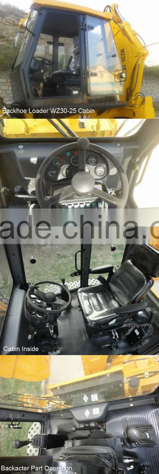 Alibaba In Russian Backhoe Loaders WZ30-25 For Cold Working Condition