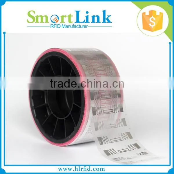 RFID UHF 860-960Mhz Label Tag, EPC M5 E52 antenna inlay, Adhesive label Sticker Tiny for asset tracking