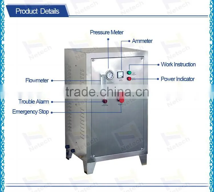 High quality commercial water treatment ozone machines for sale