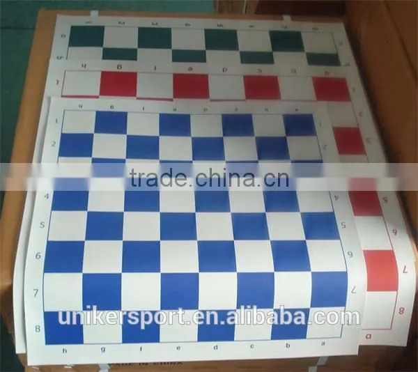 chess&checker type PVC chess borad