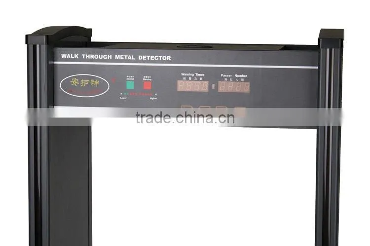 6 zones attractive fashion walk through metal detector
