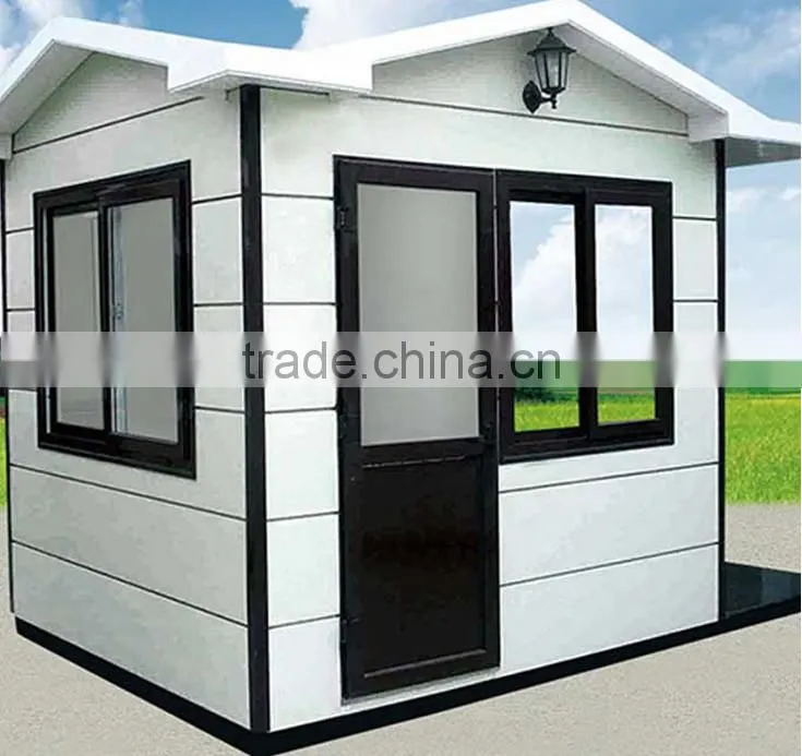 High quality Portable oudoor light steel security guard sentry booth on sale made in china