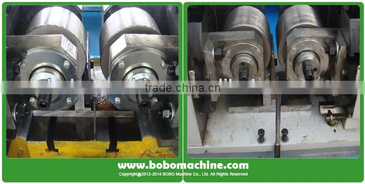 High speed threading machine for steel bar screw