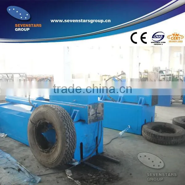 Waste tire recycling machinery