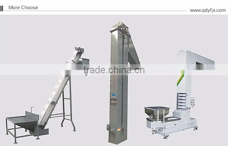 Vertical chain transmission lifting grain processing machinery