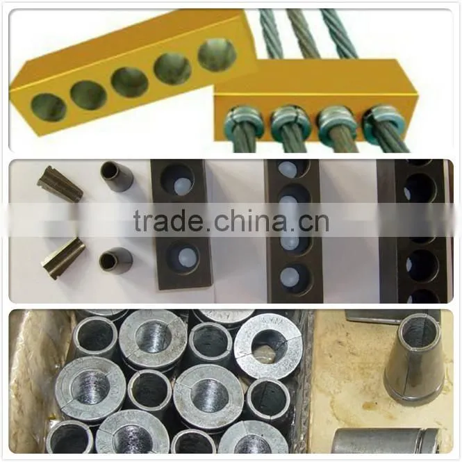 Prestressed Concrete Post Tension Cable Wire Anchors