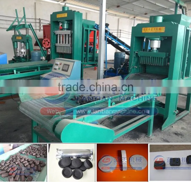 Latest design high ouput shisha charcoal tablet briquette forming machine