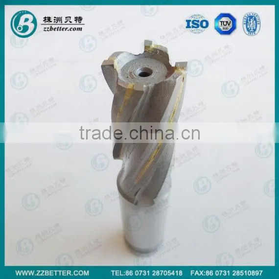 Good performance 4 flute flattened brazed end mill