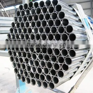 erw 16mm size cold rolled round pre galvanized pipes