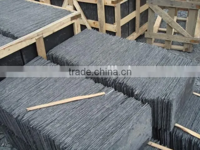 black slate plate roof tile