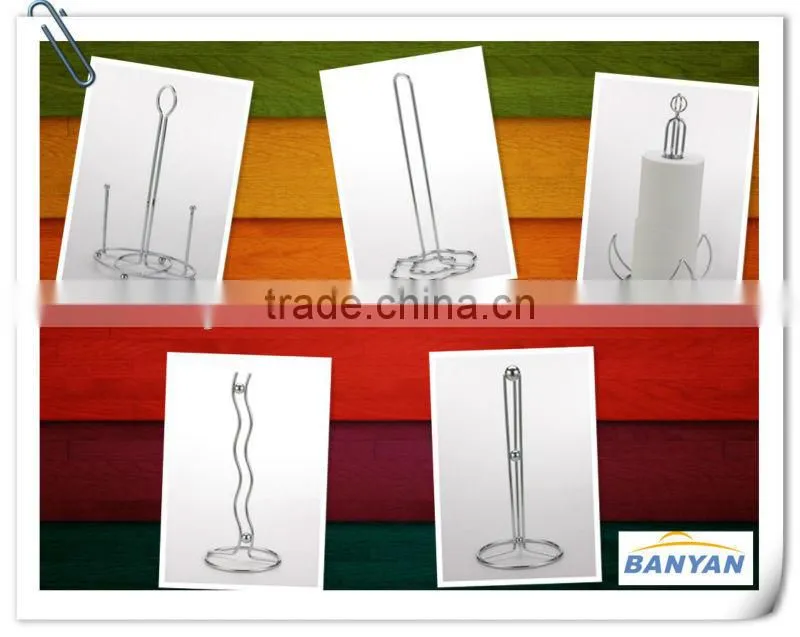 Jiangmen Free Standing 3 Roll Storage Bathroom Tissue Paper Roll Holder
