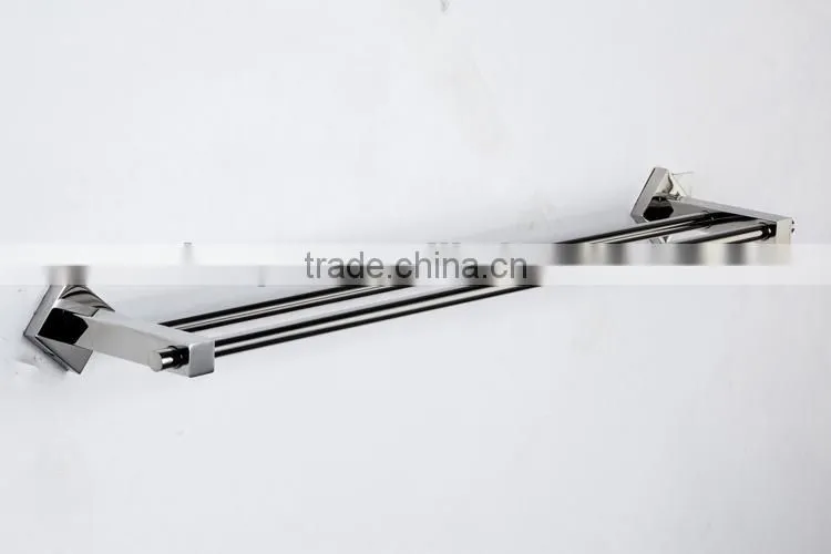 wall mounted Stianless steel double extension bar towel