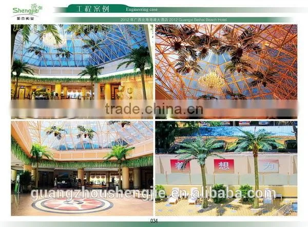 outdoor decorative artificial lighted tree fake lighted tree