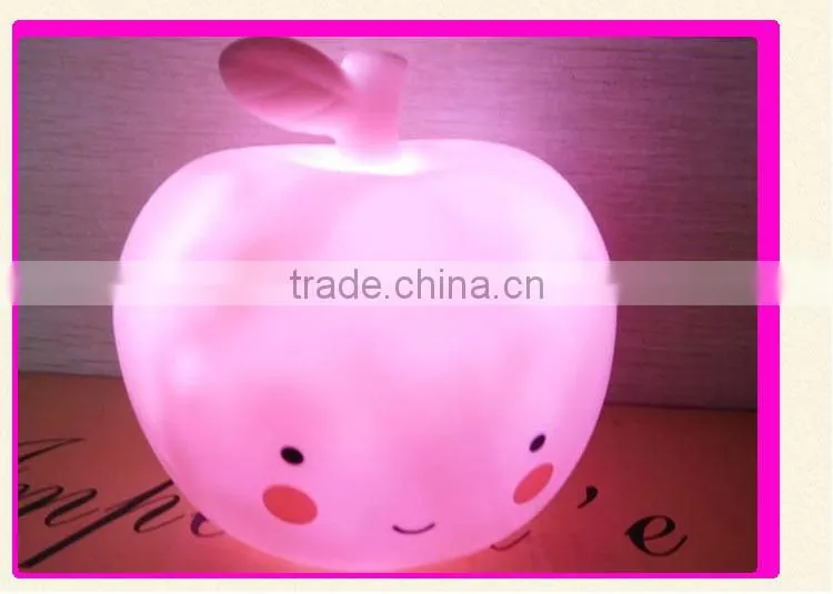 apple smile outdoor car decoration night led lamp