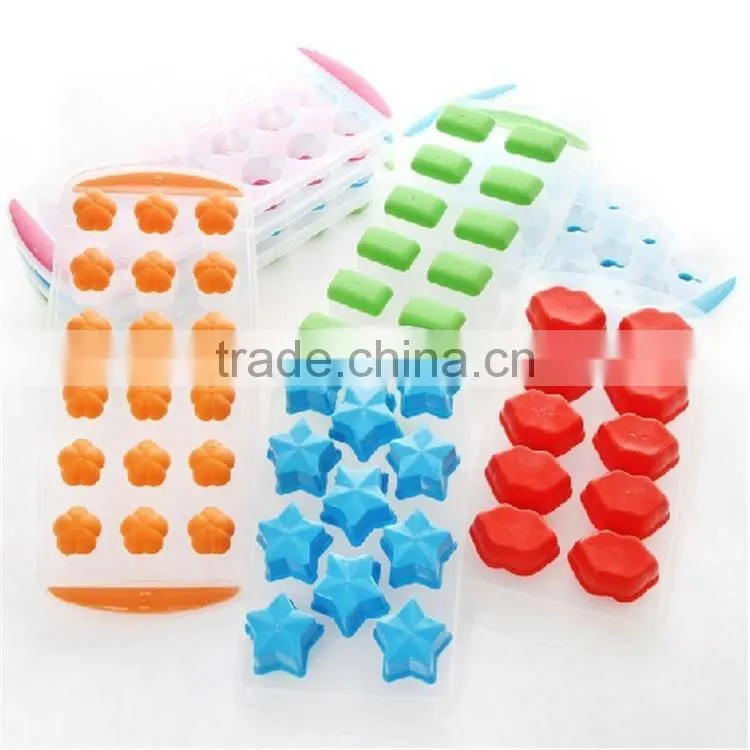 custom design FDA & LFGB silicone ice cube tray, ice molds and cake molds