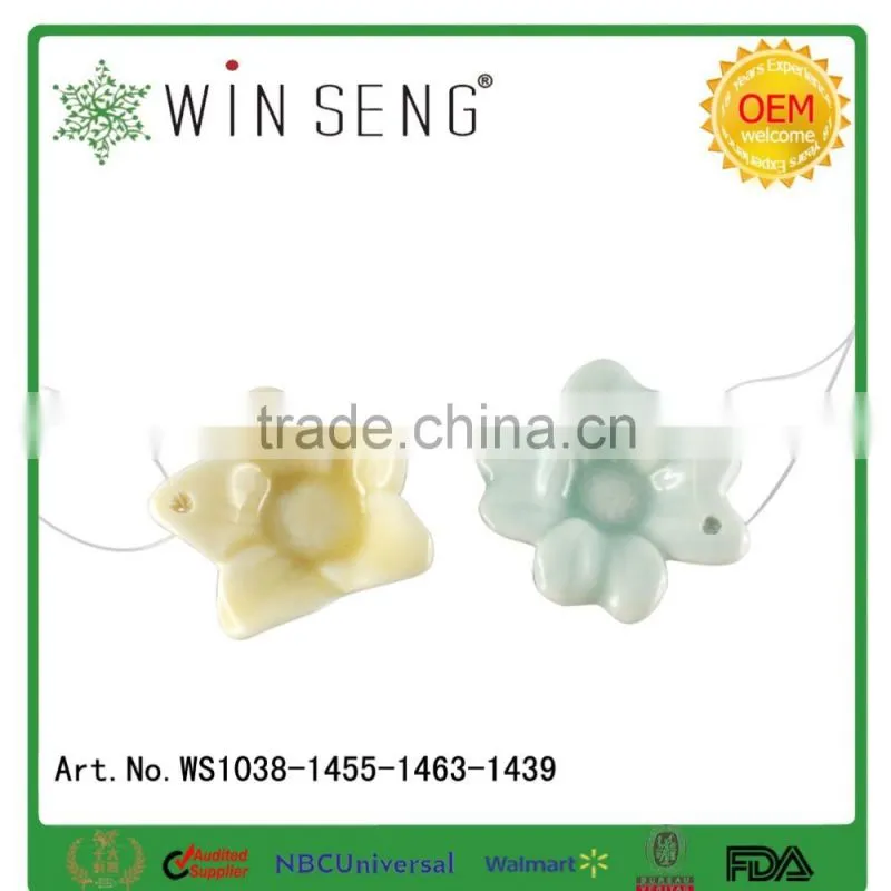 Modern european home decor interior decorating blooming petal, ceramic