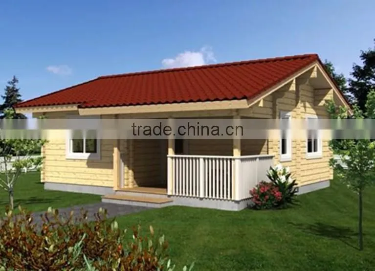 House Use and Wooden Log Material Wooden House