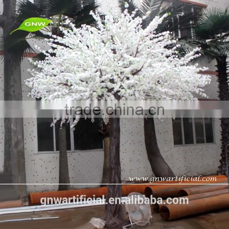 Artificial wedding tree white leaves for party decoration GNW BLS019