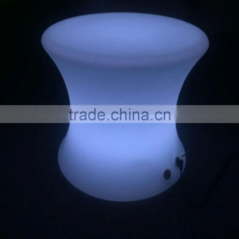 Plastice durable led stool/ color changing led stool light