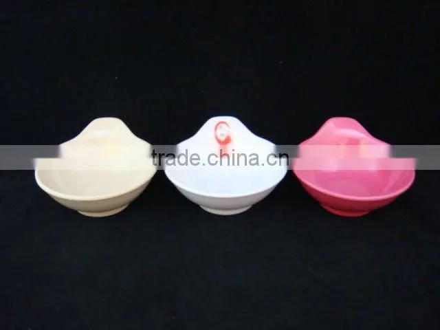 round melamine sauce dish