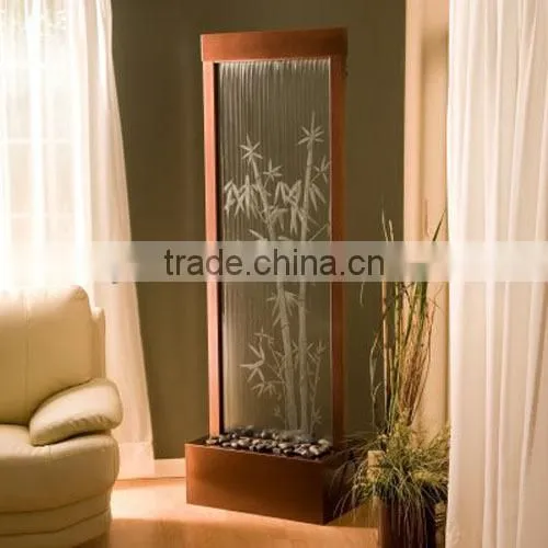 Tranquil indoor waterfall landscape designs