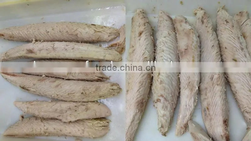 Seafood fish precooked yellowfin tuna loin
