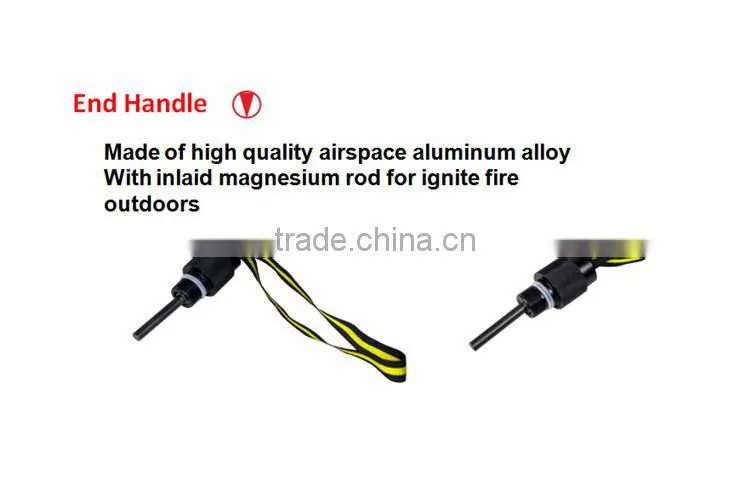 New Function Multifunction Compact Rescue Equipment Shovel Knife Saw Fire Flint