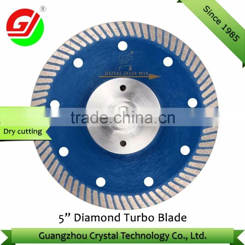 turbo diamond blade for stone/125mm diamond saw blade for granite/marble/diamond tool manufacturer