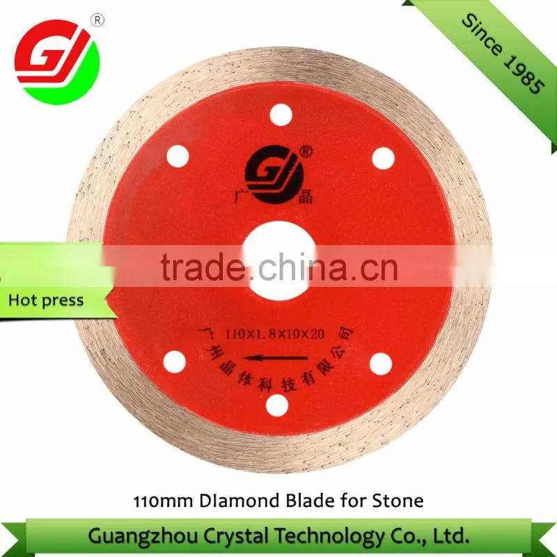 For Marble Granite Stone Cutting Saw Blade 110mm Wet Cutting Circular Blade