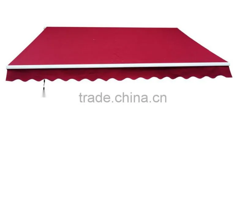 2.5x2M Waterproof Porch Retractable Manual Patio Awnings