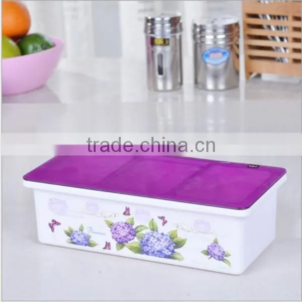 Kitchen plastic seasoning box with 3&4 Girds/oem Plastic seasoning Container/oem Kitchen Plastic Condiment Spice box in ShenZhen