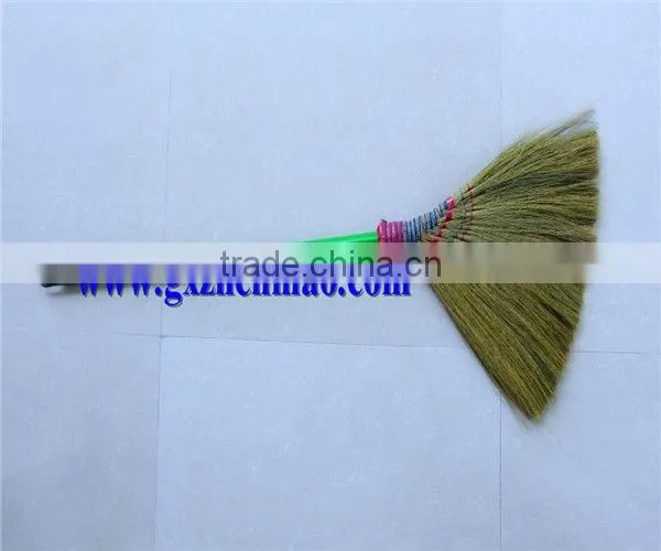 Flower Grass Hand Broom with PVC Coated Handle and Dustpan