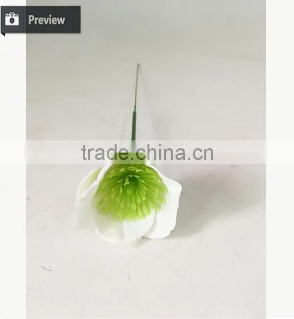 Hot Sale Big Christrose Hvid Single Decorative Artificial Sakura Flower Customized