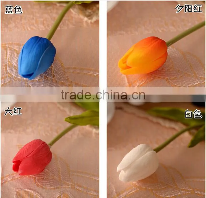 Home mini artificial handle rose flower with potted for sale