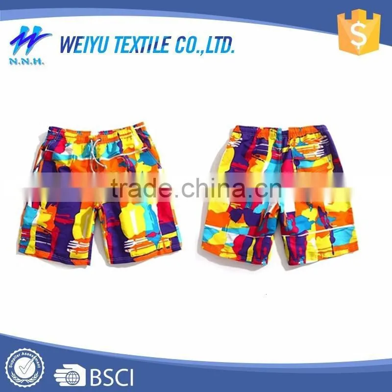 Wholesale Breathable colorful beach shorts mens