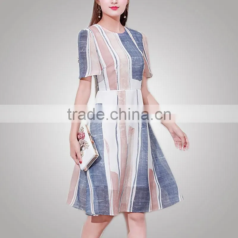 Korean Style Street Wear Ladies Cool Floral Dress For Women With Fast Lead Time