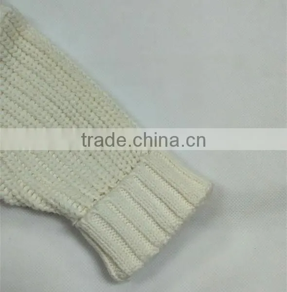 In-stock salior collar short sleeve belt knitted girls cardigan sweater