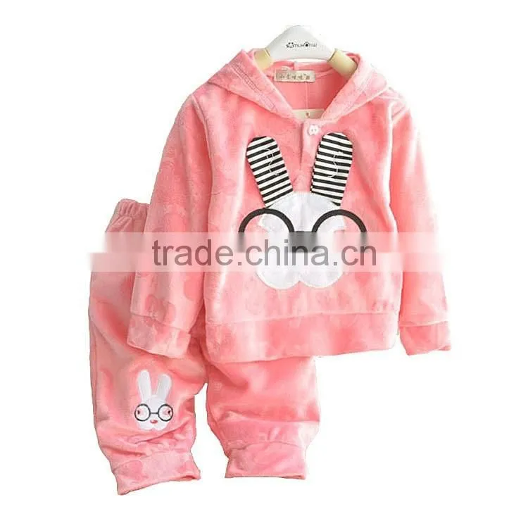 Latest Fashion Winter Child Garment Warm Kids Children Camping Play Clothes Set