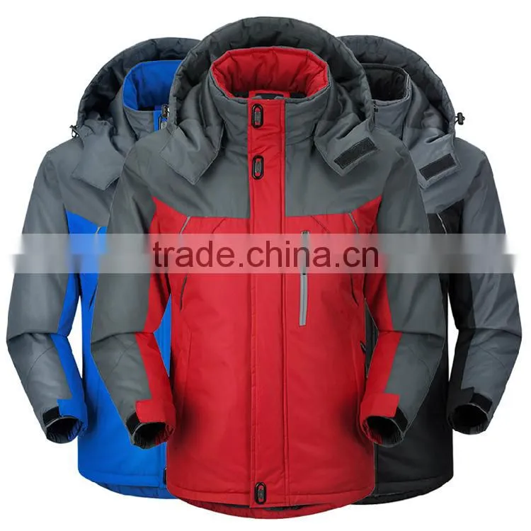2017 New Arrival White Windproof Thick Softshell Jacket