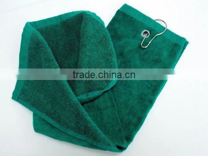 100 cotton fitness towel terry golf towel custom gym towel