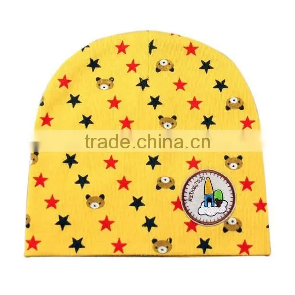 autumn&winter knitted cotton beanie hat